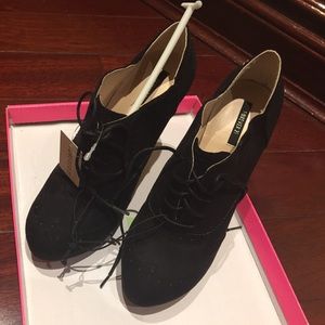 Brand new black booties