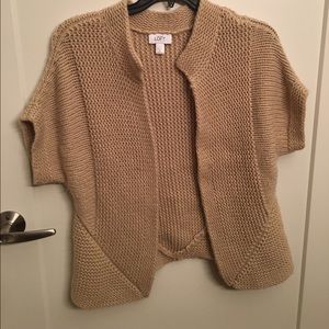 Short-sleeve sweater coat - price drop!
