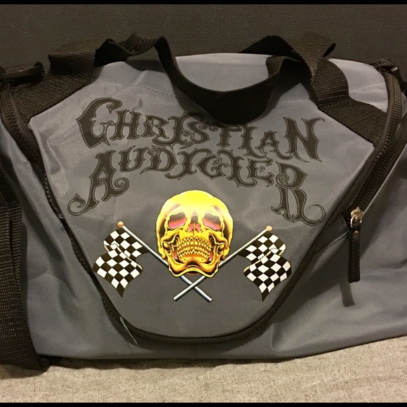 Christian Audigier duffle bag