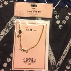 Juicy Couture Necklace and Card