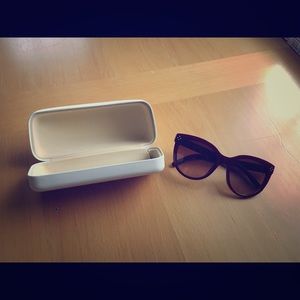 Chloe boxwood cat eye sunglasses
