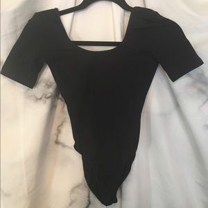 Black American Apparel Bodysuit