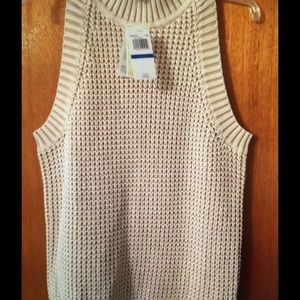 MICHAEL Michael Kors Ribbed Mock New Top