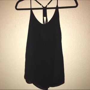 Black tank top