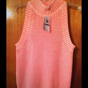 MICHAEL Michael Kors Ribbed Mock Neck Top