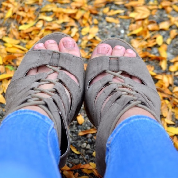Lace up heels