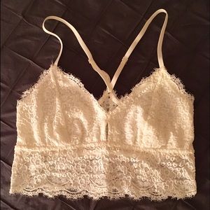 NWOT Aerie cream lace bralette