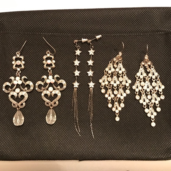 Jewelry - Silver scheme fashion chandelier & drop earrings