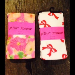 ✨Betsey Johnson tights✨ 2 pairs!! Size S/M
