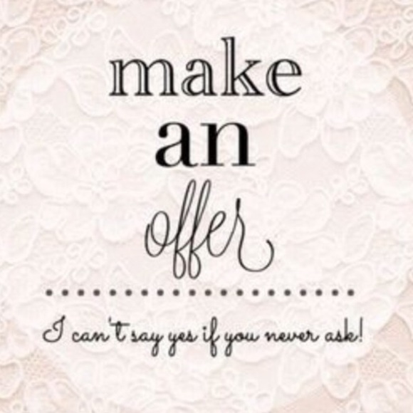 All reasonable offers accepted!!
