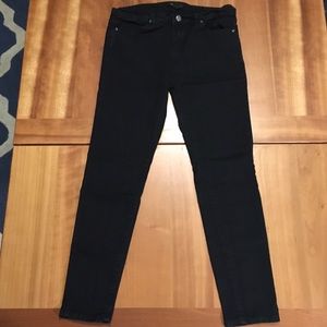Forever 21 black skinny ankle jeans size 28