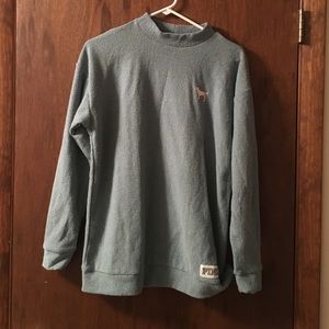 Stadium mock neck sweater