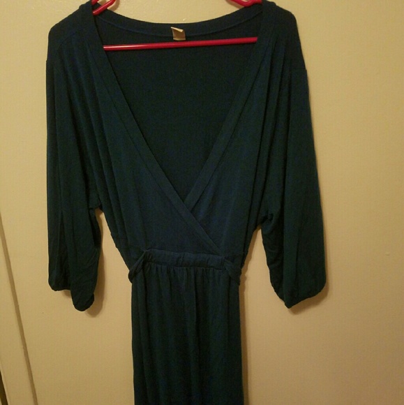 Faux wrap dress