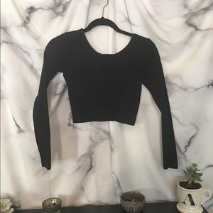 American Apparel Long Sleeve Crop