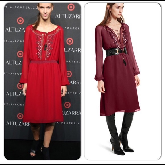 ‼️AVAILABLE ‼️Altuzarra Peasant Embriodered Dress