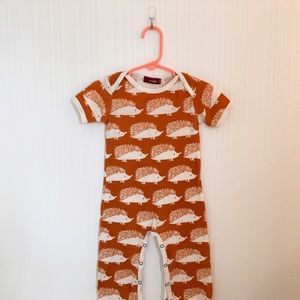 MilkBarn | Short Sleeve One Piece Romper