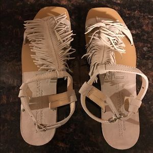 Kristin Cavallari Fringe Sandals