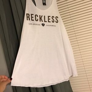 Young and reckless tank top