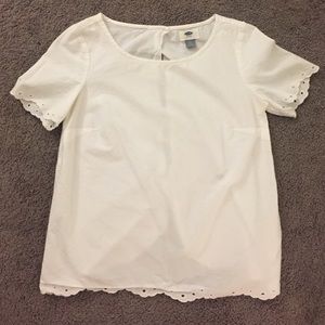 White Old Navy Top
