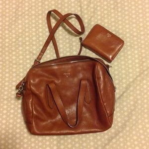Fossil Cross-body Leather Purse