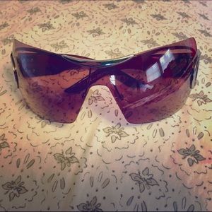 Burgundy Christian Dior Sunglasses