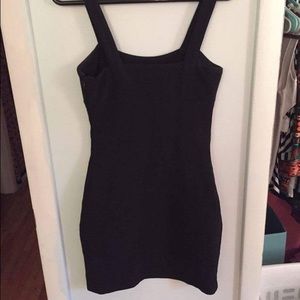 Black tight dress