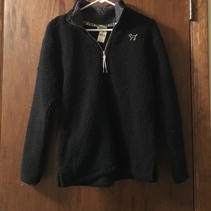 Sherpa boyfriend half zip