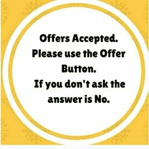 Prices firm, unless you ask!