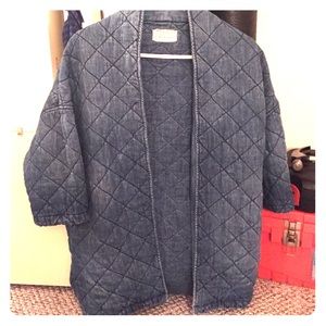 Current Elliot jean quilted bomber jacket