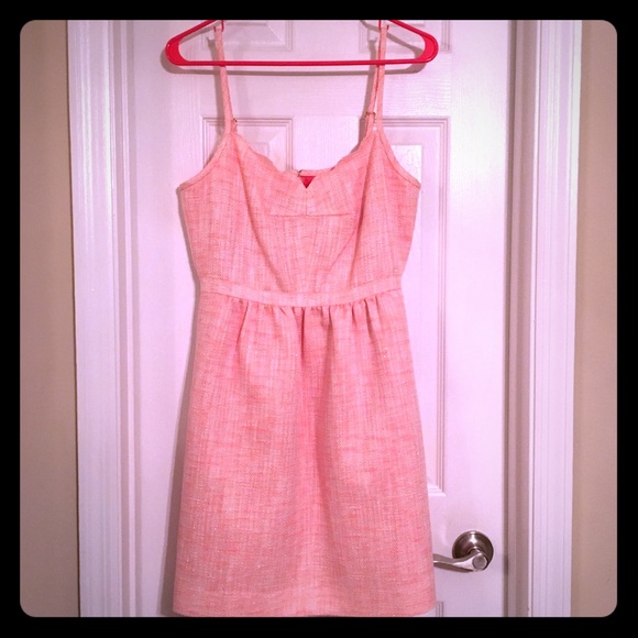 NWT Pink Scallop A Line Dress by JCrew Size 4