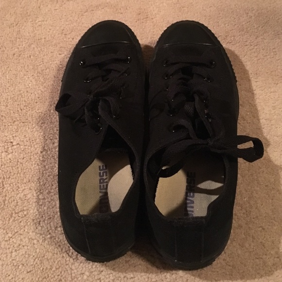 All black converse