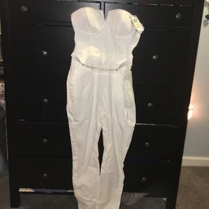 White pantsuit!