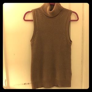 Michael Kors Sleeveless Turtleneck Sweater