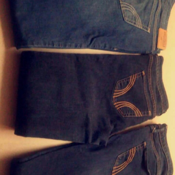 3 pair of Hollister skinny jeans