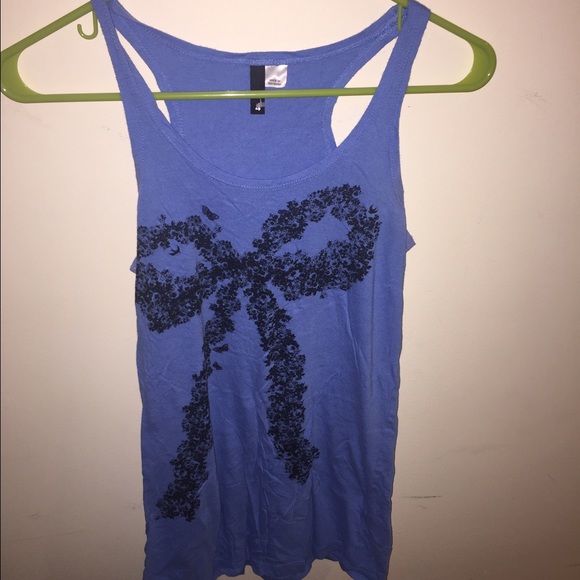 H&m racerback bow shirt