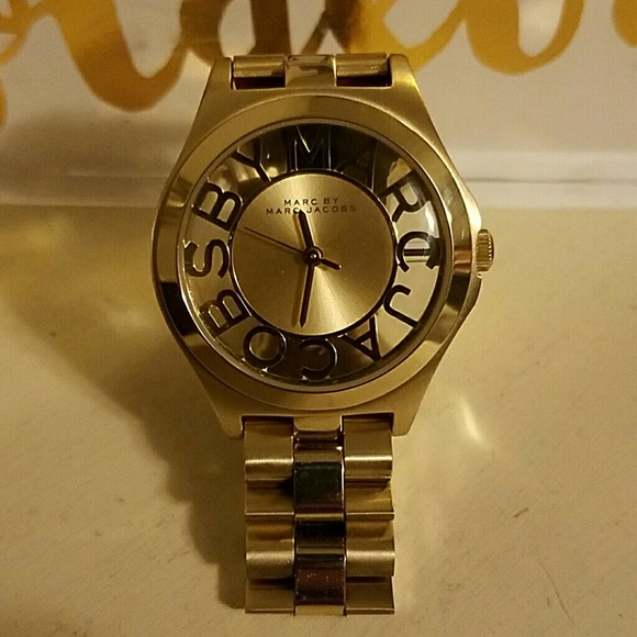 Marc Jacobs gold watch