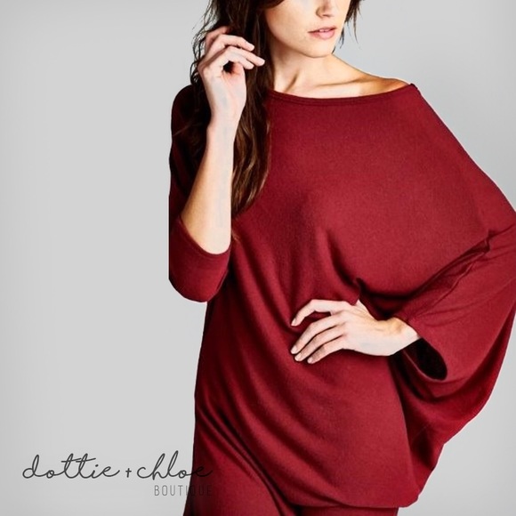 BRUSHED HACCI OFF THE SHOULDER SWEATER DRESS - Picture 2 of 6