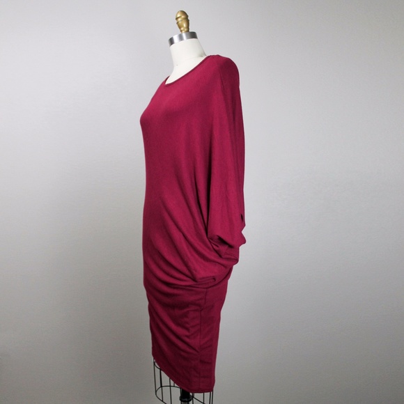 BRUSHED HACCI OFF THE SHOULDER SWEATER DRESS - Picture 5 of 6
