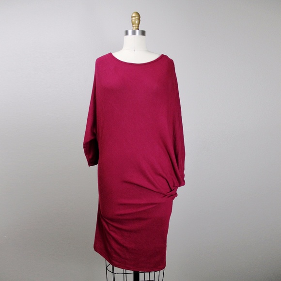 BRUSHED HACCI OFF THE SHOULDER SWEATER DRESS - Picture 3 of 6