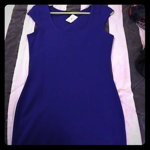 Vibrant purple mini dress