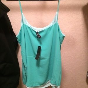 Reversible Teal and light blue top! BLOWOUT SALE!!