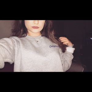 Brandy Melville cropped sweatshirt