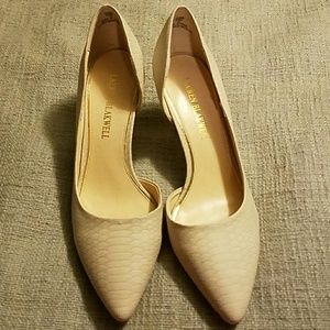 Lauren Blackwell cream heels