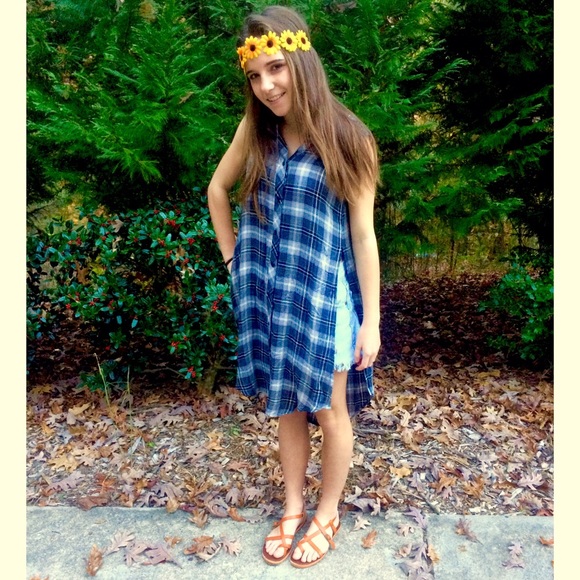 Material Girl Flannel Top