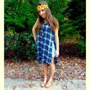 Material Girl Flannel Top