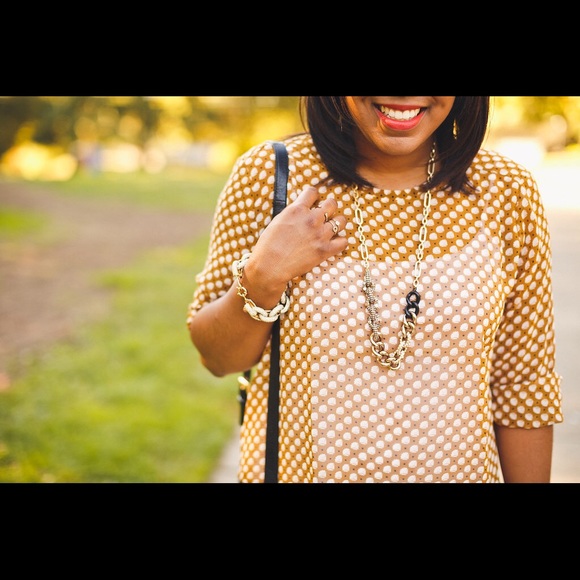 J.Crew rhinestone chain necklace