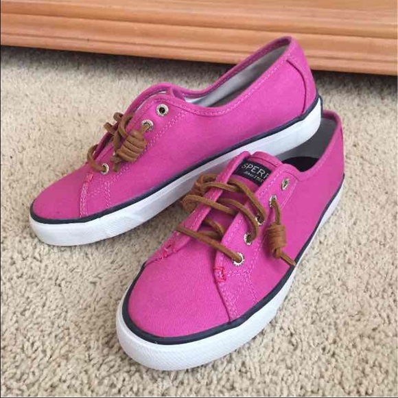 Pink Sperry slip-on's! (6.5)