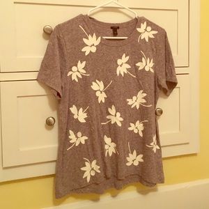 J. Crew Floral Tee