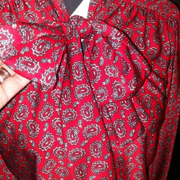 Beautiful Vintage Paisley Blouse - Picture 4 of 4