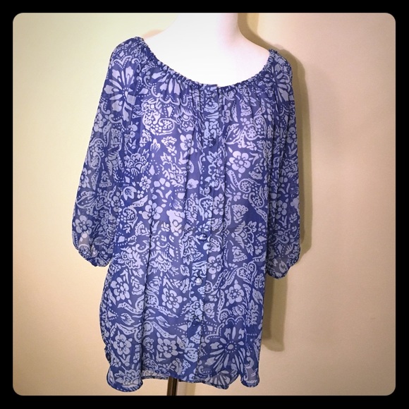 Floral vintage Cabi top!